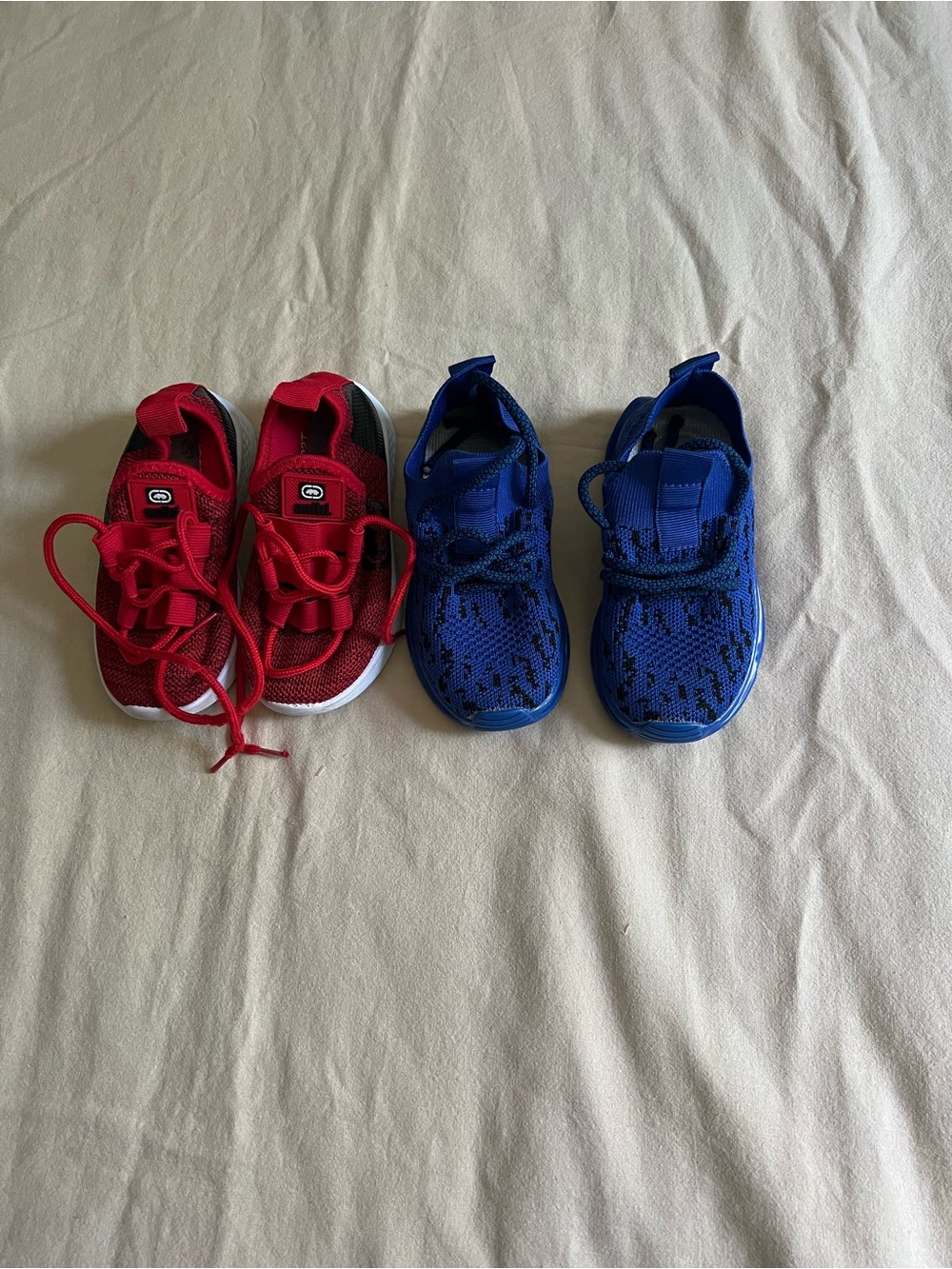 Kids Active Sneakers in Red and Blue - Comfortable Play Shoes